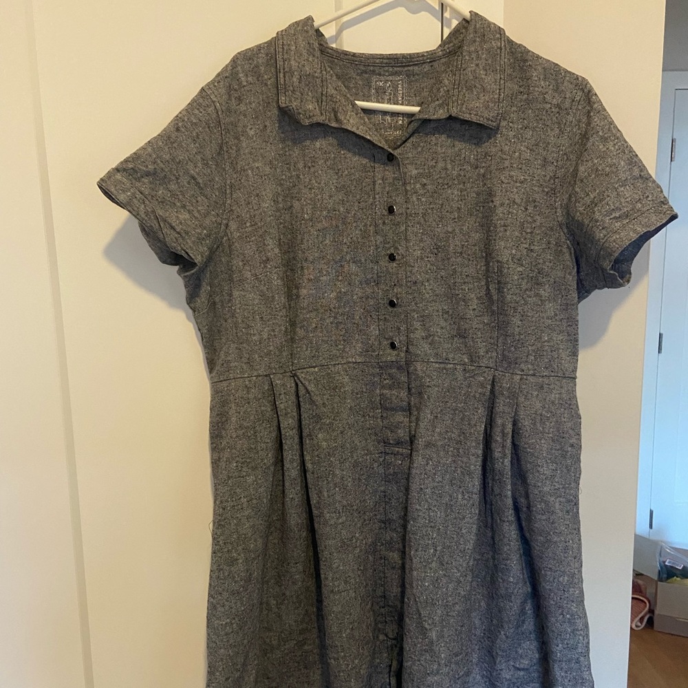 Gray Women's Mini Dress
